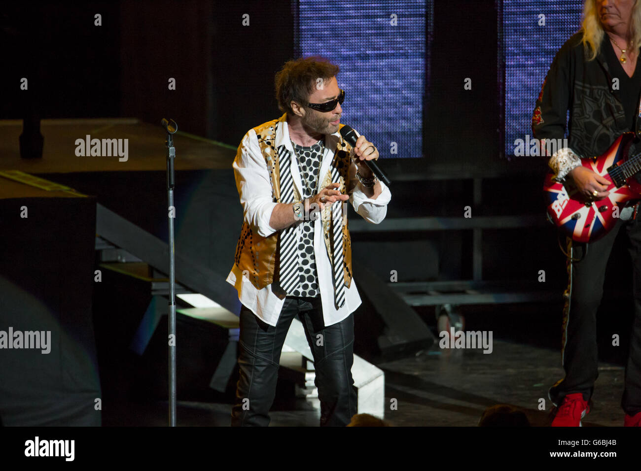 Clarkston, Michigan, USA. 22nd June, 2016. PAUL RODGERS of BAD COMPANY performing on the ''One Hell Of A Night Tour'' at DTE Energy Music Theatre in Clarkston, MI on June 22nd 2016 © Marc Nader/ZUMA Wire/Alamy Live News Stock Photo