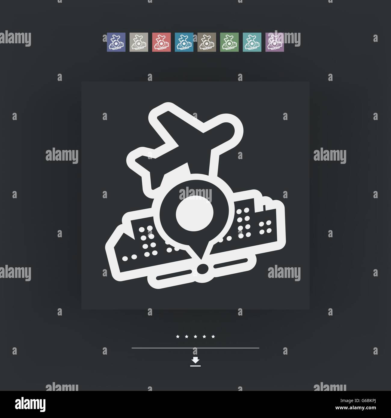 Flying point Stock Vector Images - Alamy