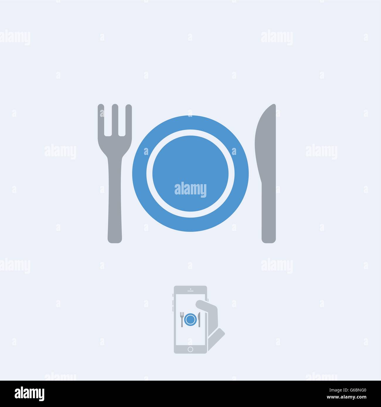 Eatery icon Stock Vector