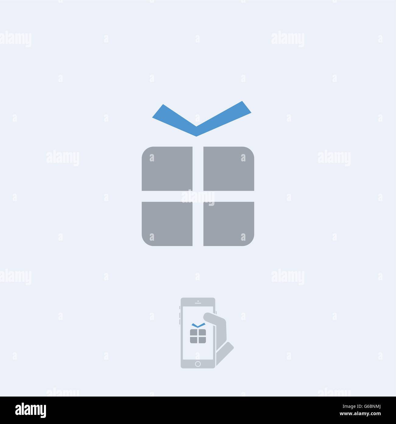 Gift box opening Stock Vector Images - Alamy