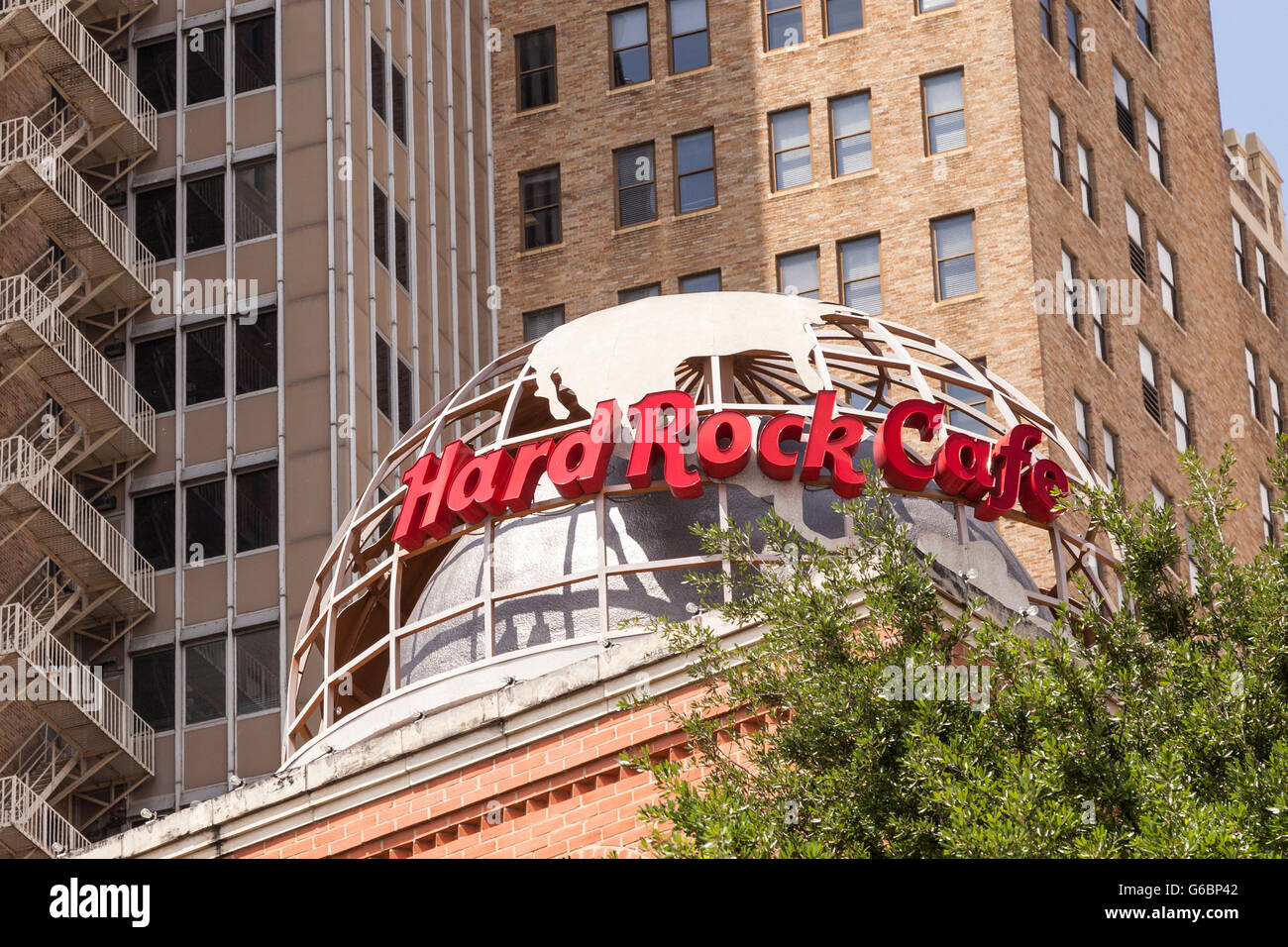 Hard Rock Cafe in San Antonio, Texas Stock Photo