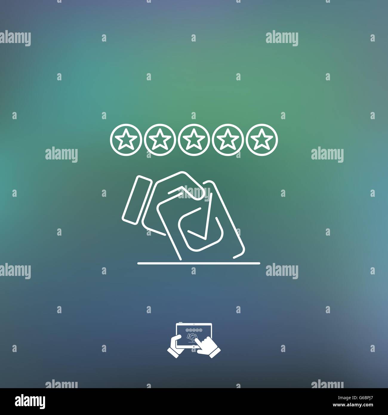 Rating vote icon Stock Vector Image & Art - Alamy