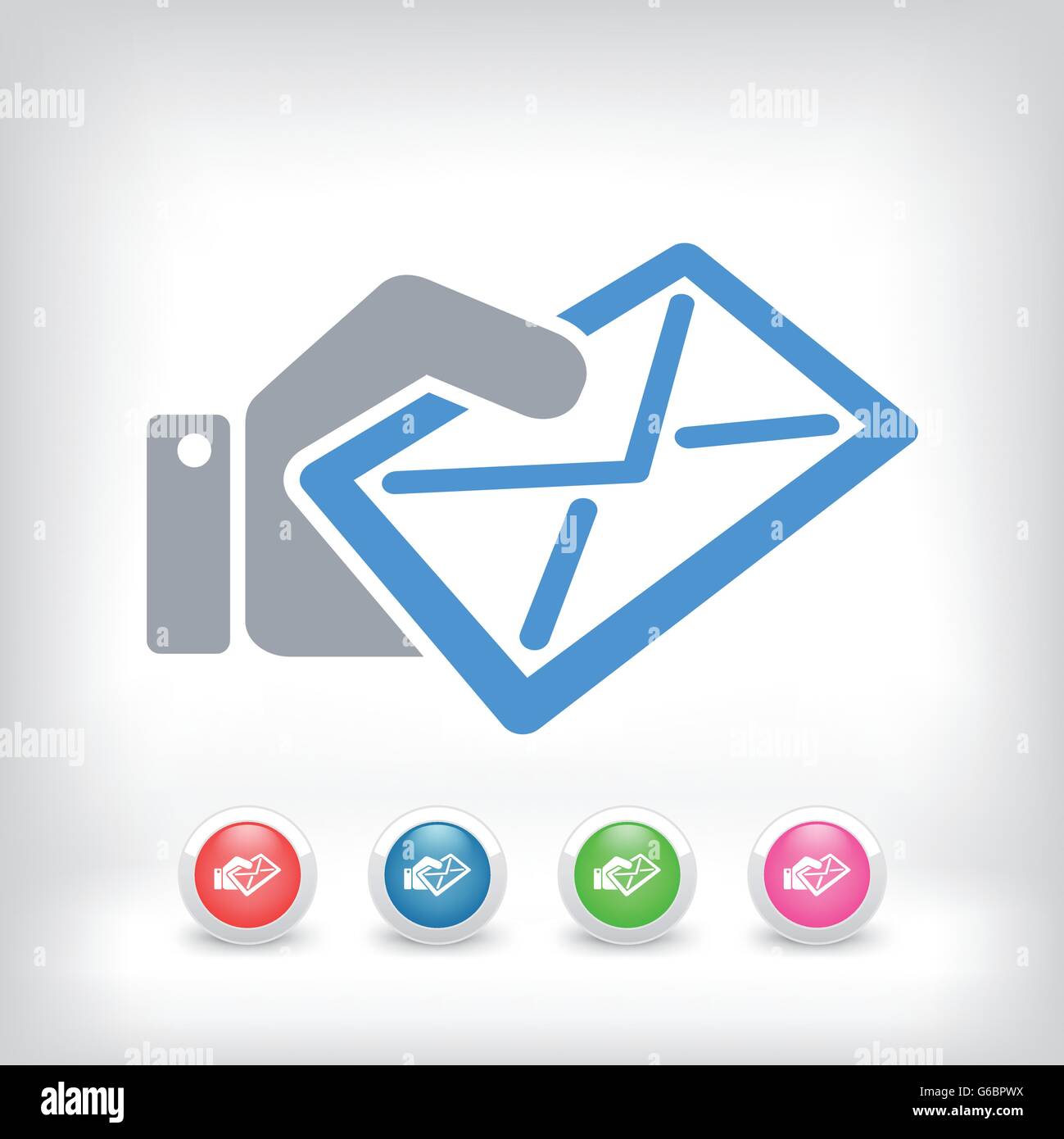 Us postal service mail Stock Vector Images - Alamy
