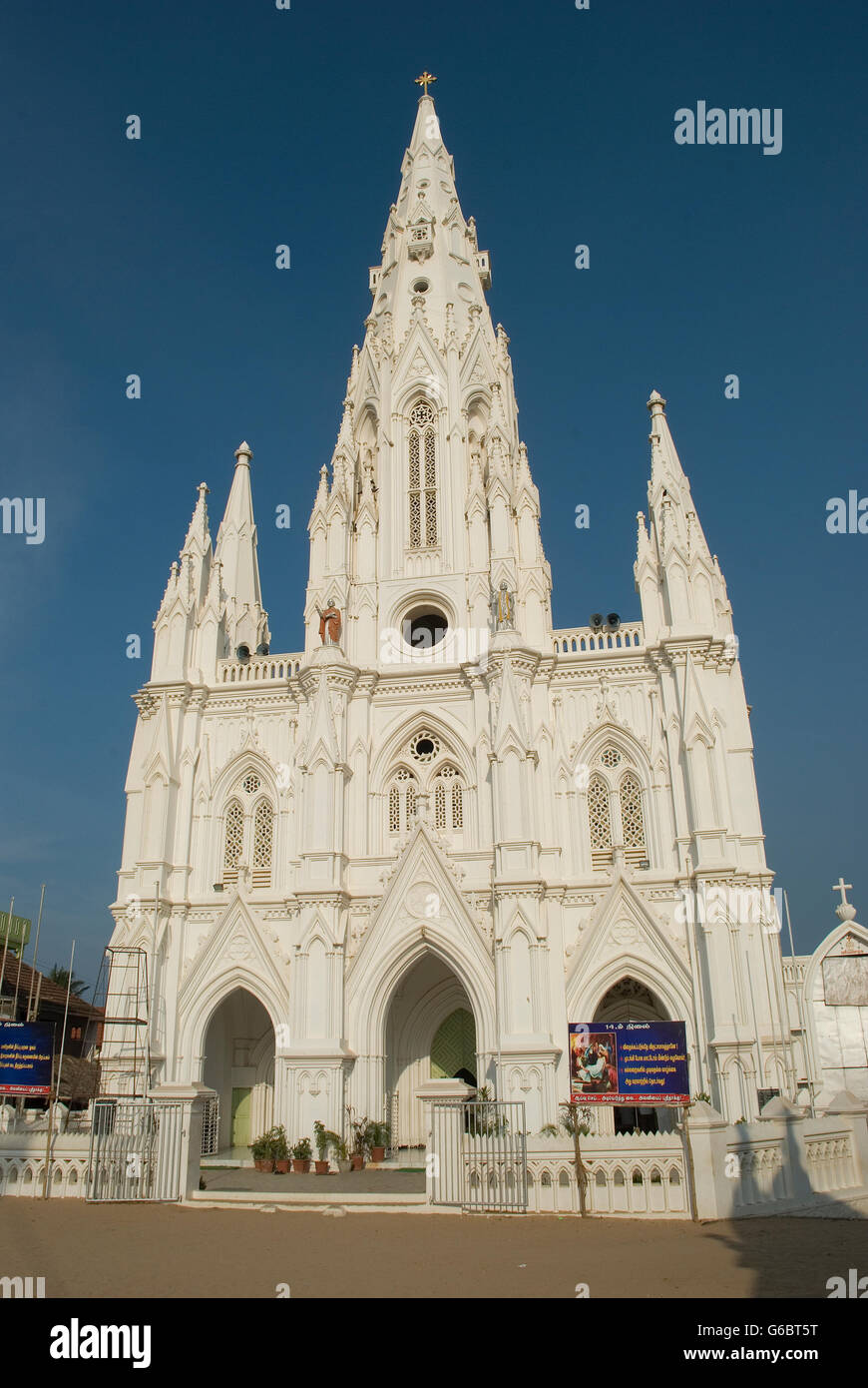 Catholic Church, Kanyakumari, Tamil Nadu, India Stock Photo