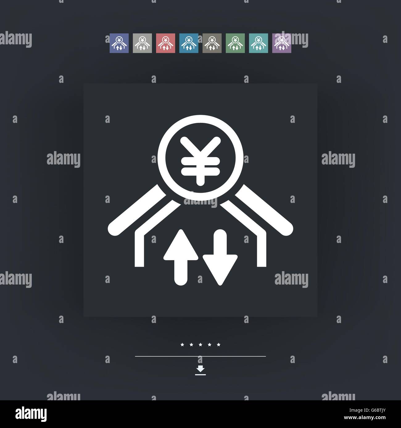 Money transfer icon - Yuan Stock Vector Image & Art - Alamy