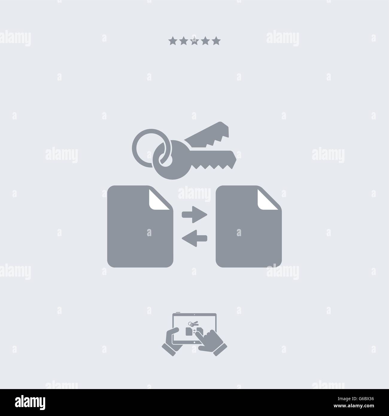 Secure transfer icon, secure transfer vector, secure transfer symbol