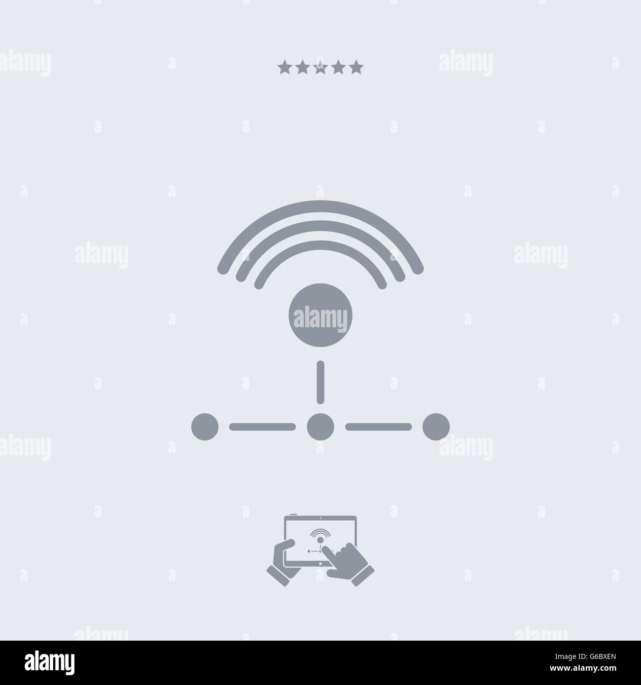 Wifi network icon, wifi network vector, wifi network symbol, wifi network design, wifi network illustration, wifi network JPG, w Stock Vector