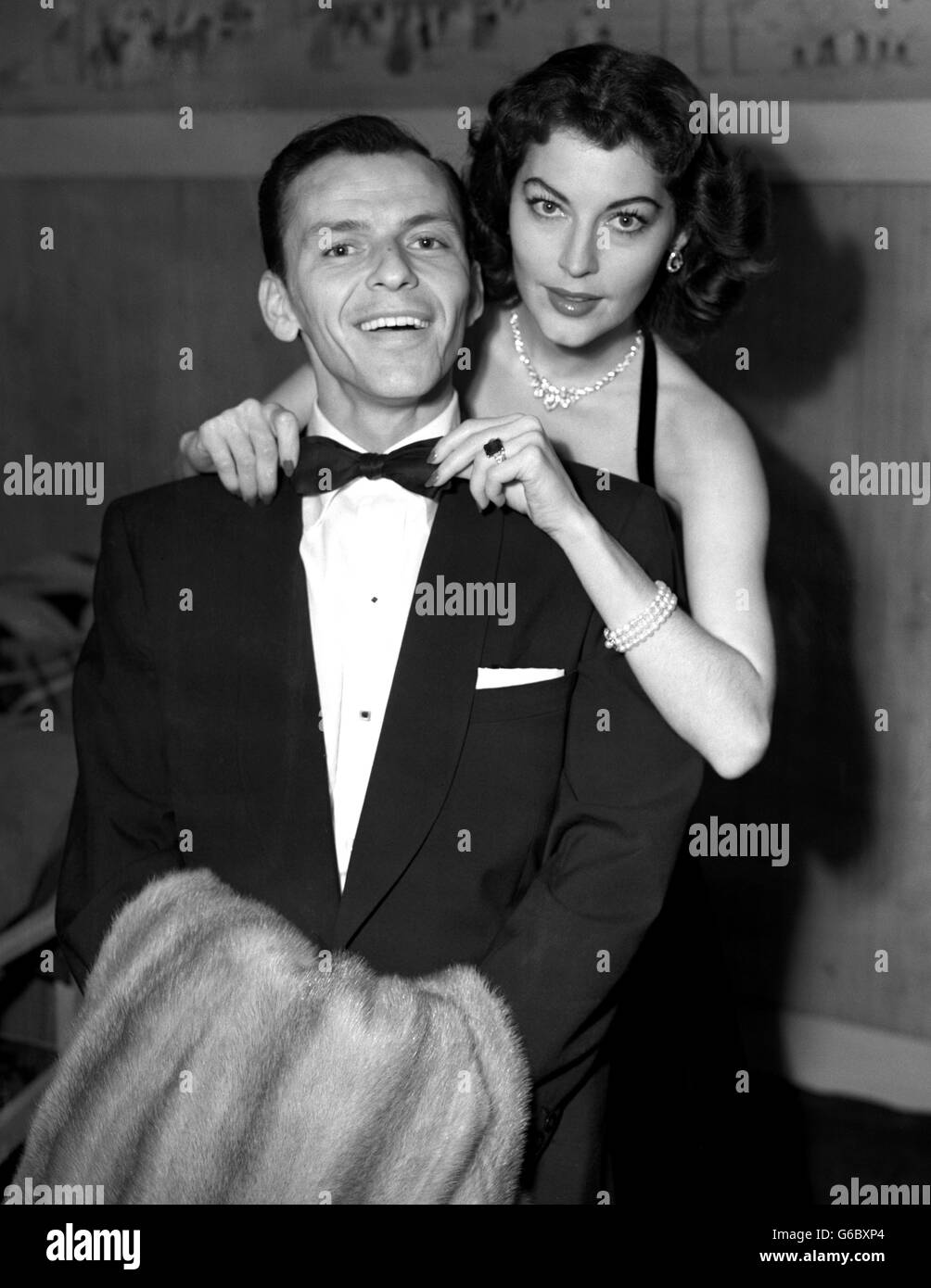 Frank Sinatra and his wife Stock Photo