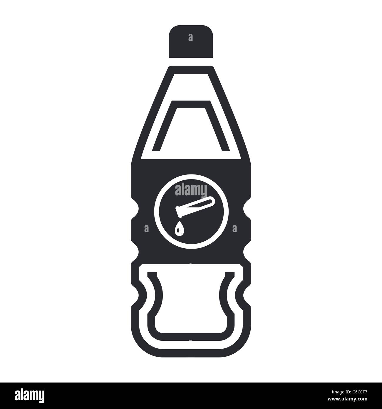 Vector illustration of single isolated icon of chemical laboratory ...