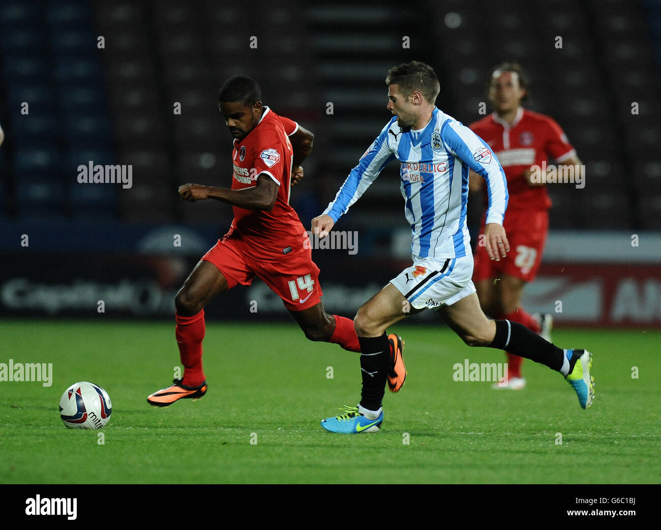 Soccer - Capital One Cup - Second Round - Huddersfield Town v Charlton Athletic - John Smith's Stadium Stock Photo