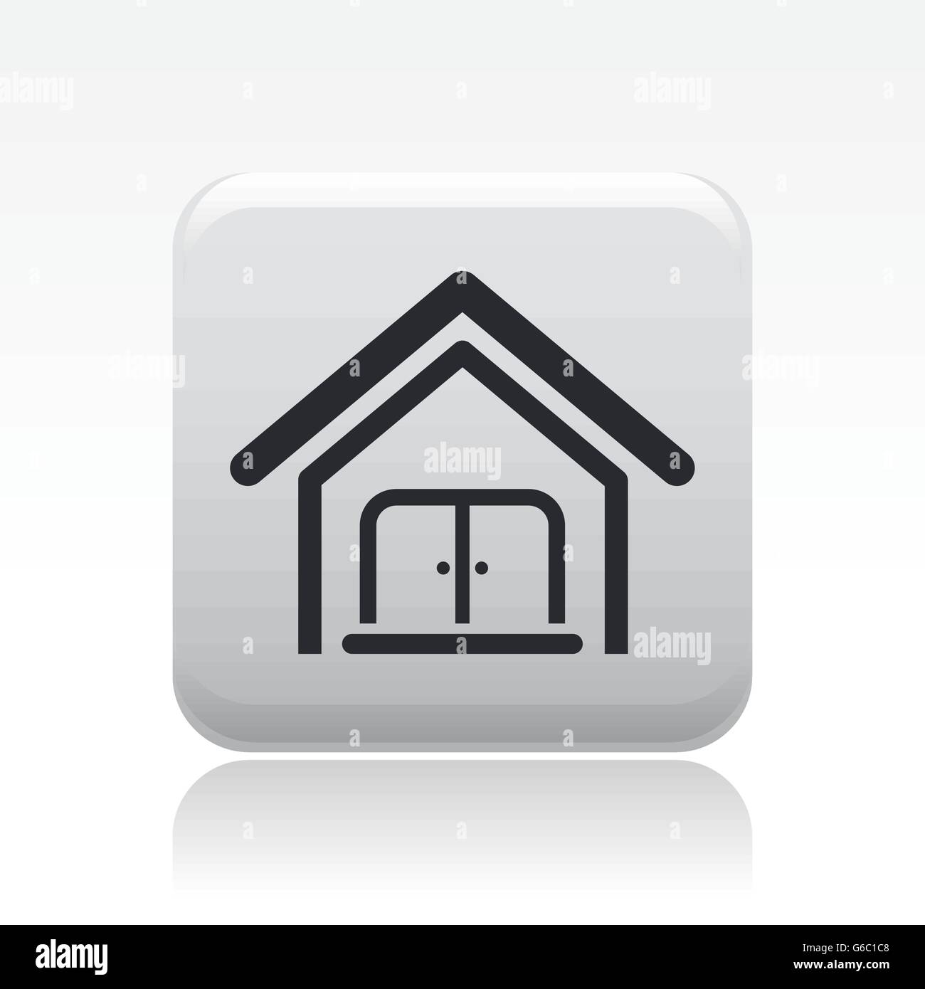 Vector illustration of single isolated home icon Stock Vector Image ...