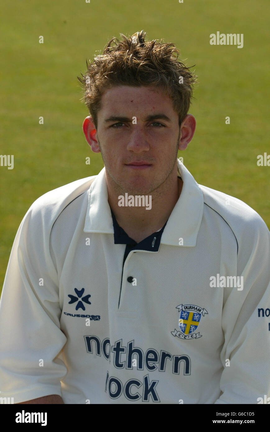 Liam Plunkett - Durham Cricket. Liam Plunkett of Durham County Cricket Club. Stock Photo