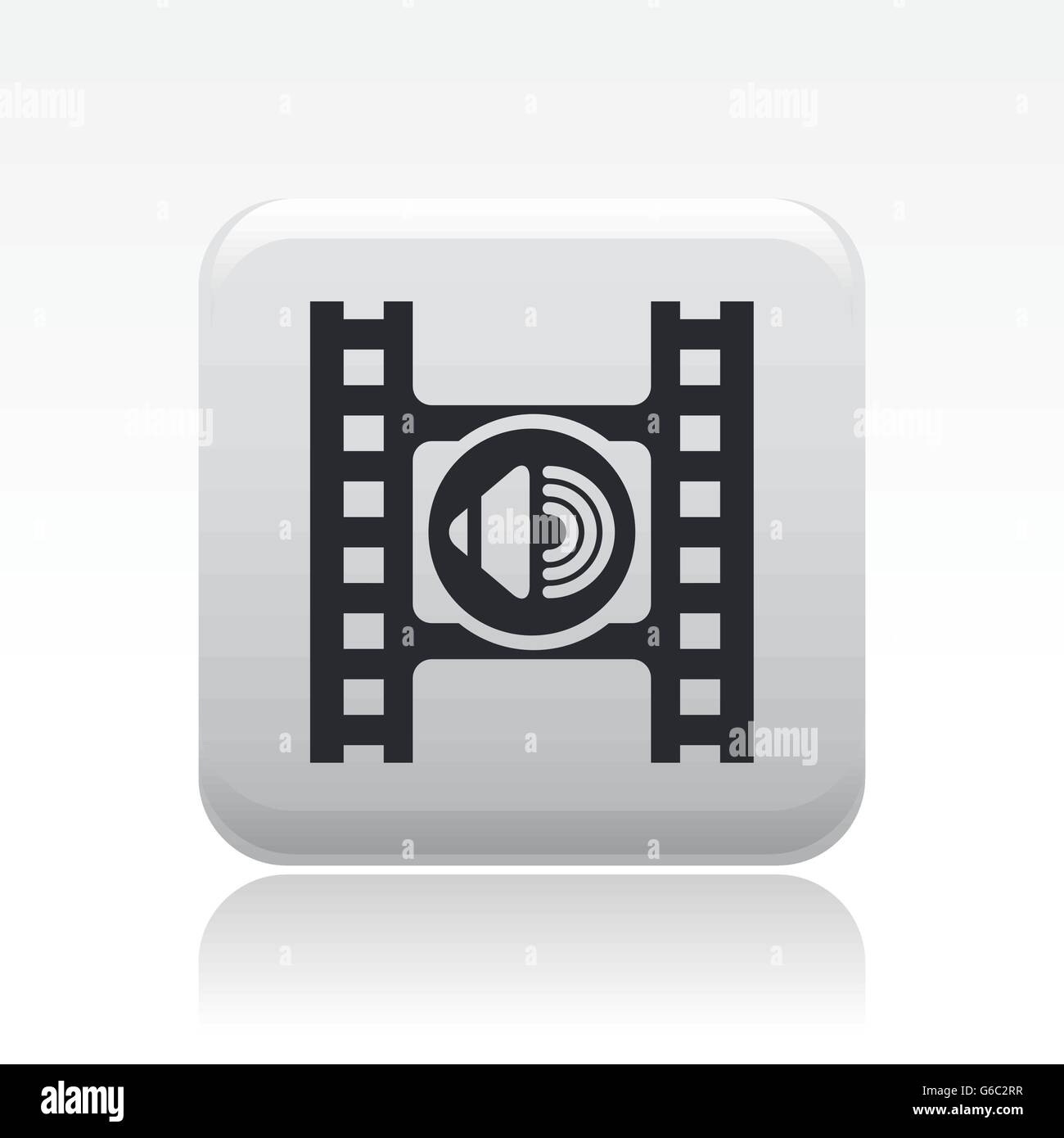 Vector illustration of single isolated audio icon Stock Vector Image ...