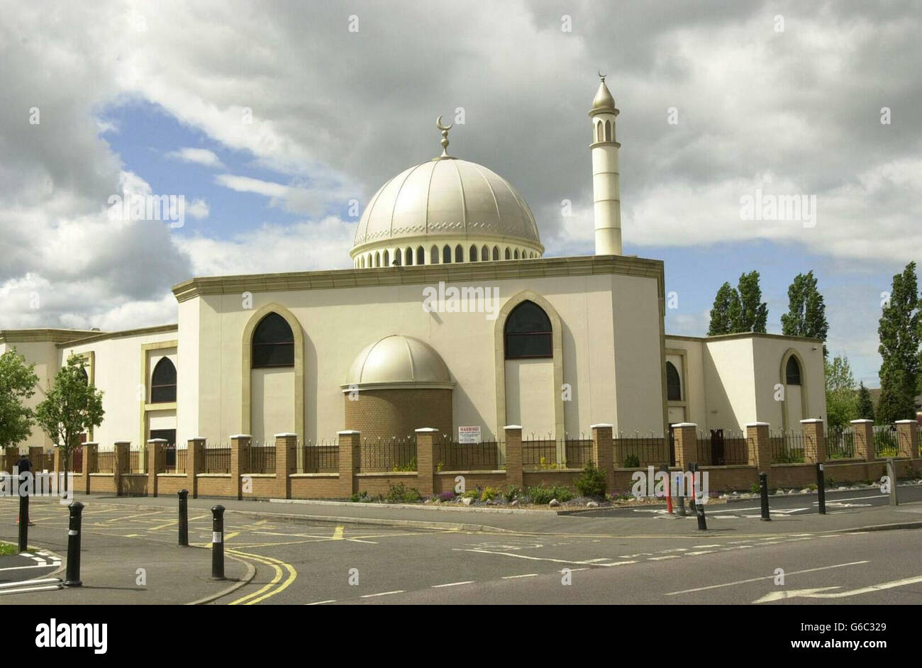 The Hounslow Jamia Mosque, London, which was attented by suicide bomber Asif Mohammed Hanif . Police in Tel Aviv say Hanif, 21, blew himself up hours before the publication of the road map outlining a peaceful settlement in the Middle East. *..Three people died in the attack and more than 50 were injured. Suleman Chachia, chair of the Jamia Mosque, said Hanif was a regular worshipper and had been attending prayers for at least the last two years. Stock Photo