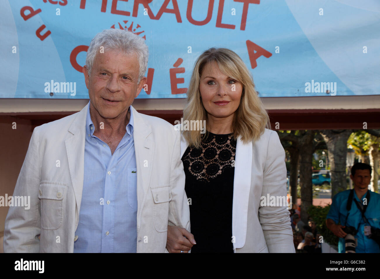 Sent George Beller Cap of Agde, France. 21 June, 2016. Georges Beller and his wife attend ...