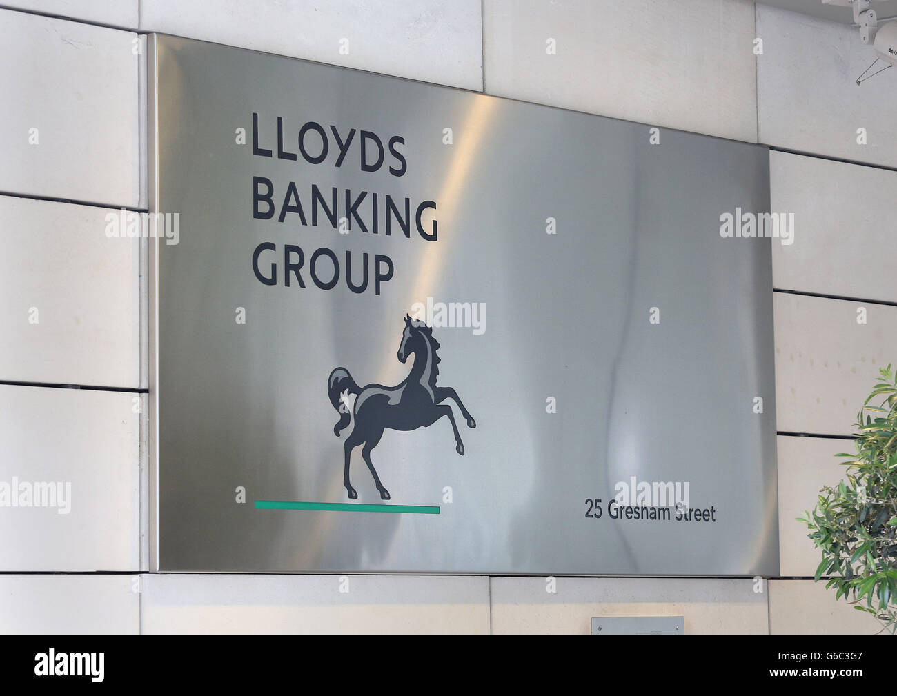 General view of the Lloyds banking group offices in Gresham Street in
