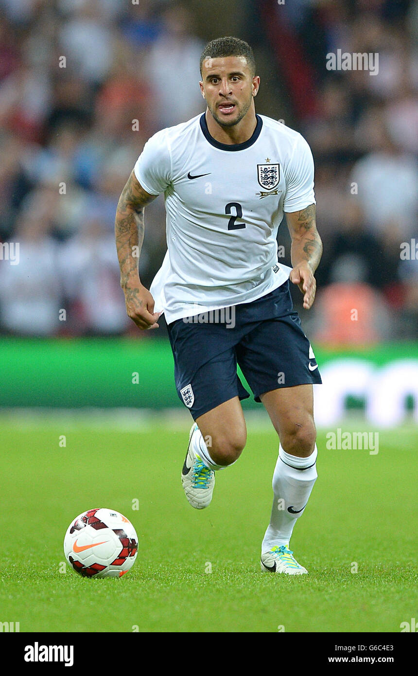 Soccer - Vauxhall International Friendly - England v Scotland - Wembley Stadium. Kyle Walker, England Stock Photo