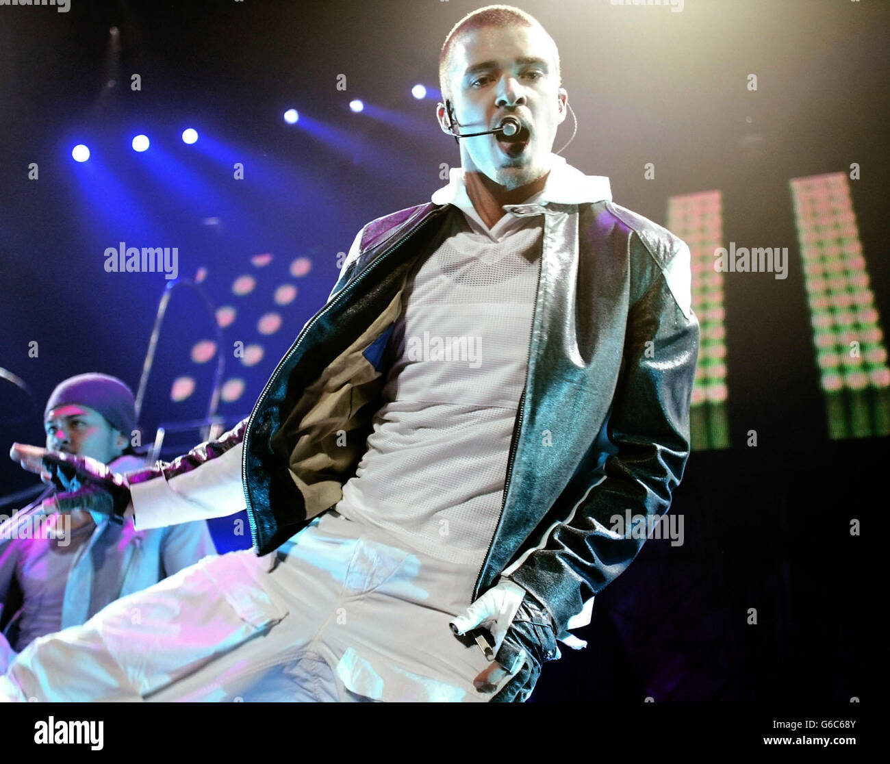Justin Timberlake concert Stock Photo