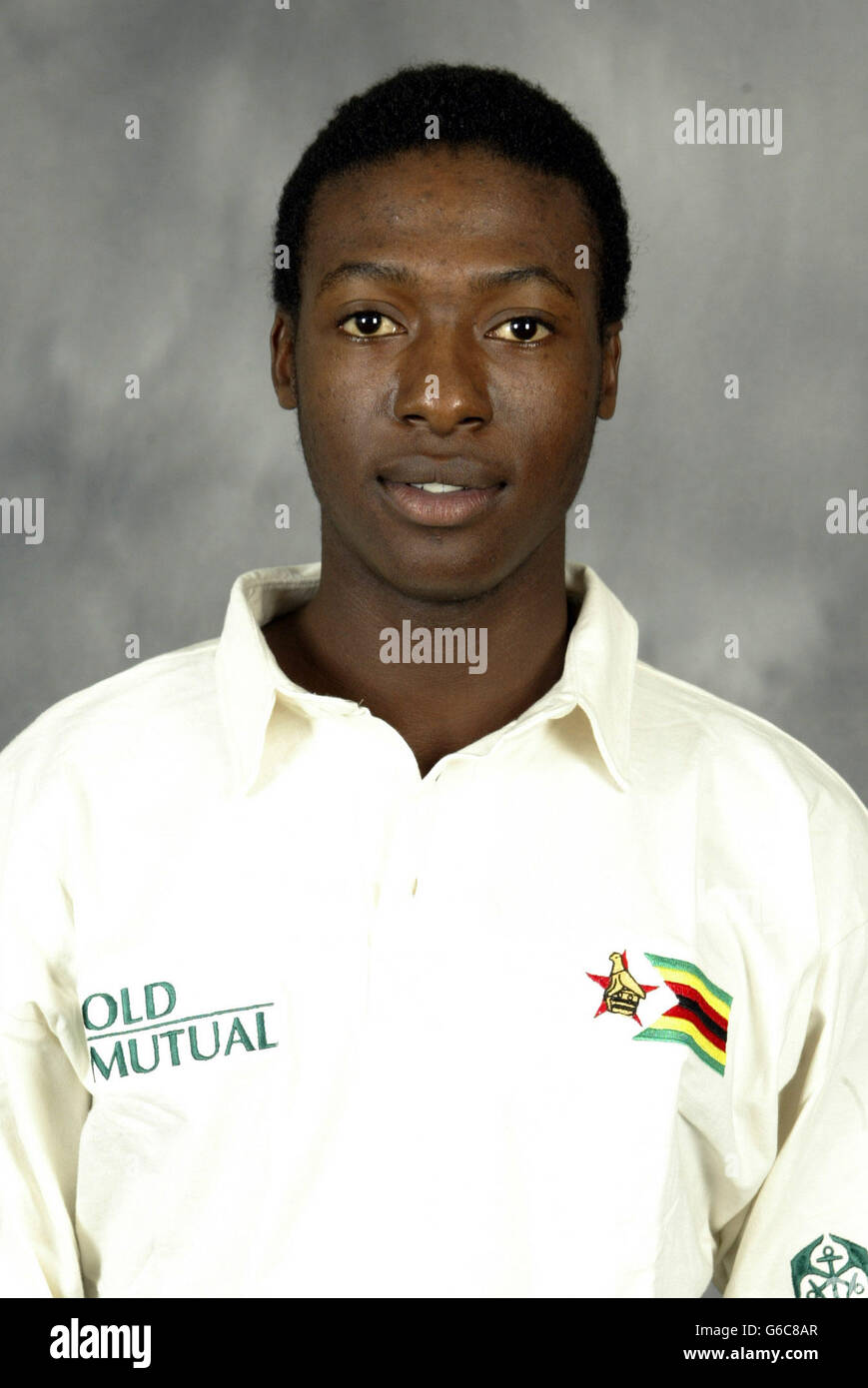 Zimbabwe cricket -Vusimuzi Sibanda Stock Photo