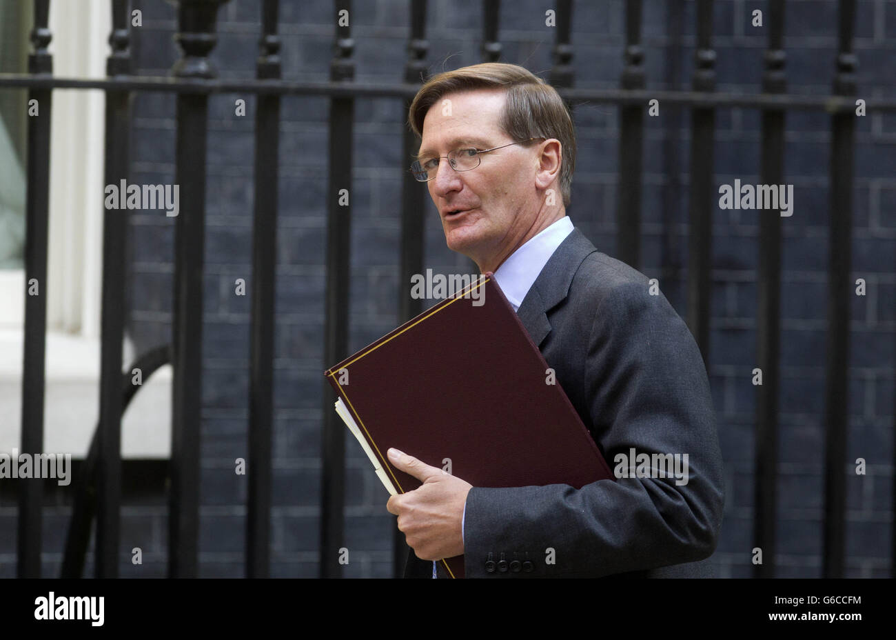 Attorney General Dominic Grieve QC arrives at 10 Downing Street, central London. Stock Photo