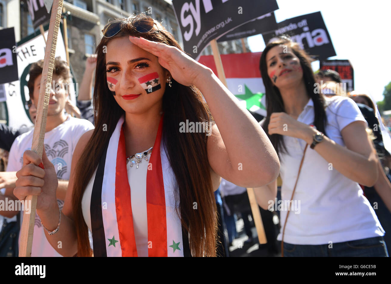 Syria crisis Stock Photo