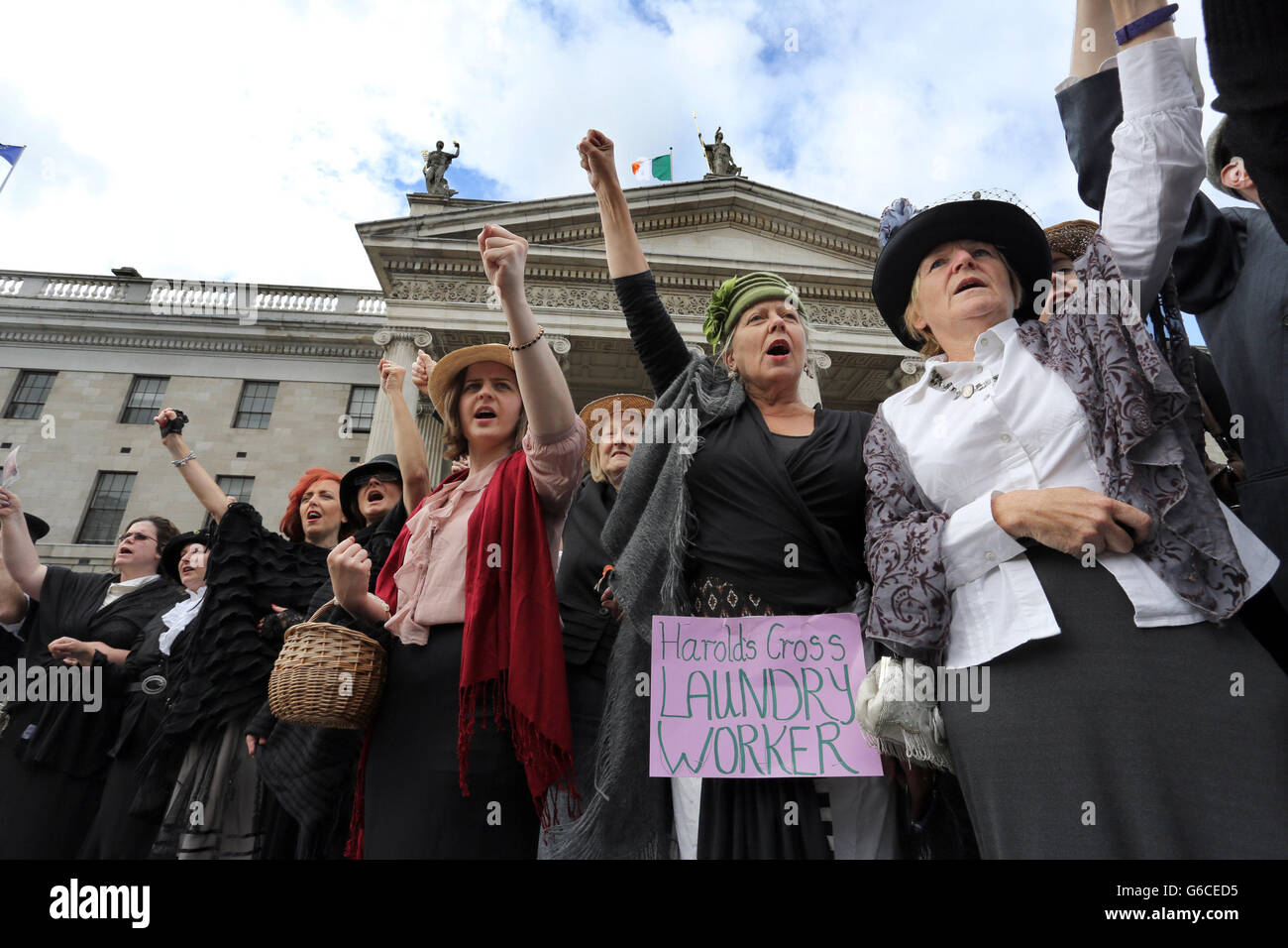 Dublin lockout commemoration Stock Photo Alamy