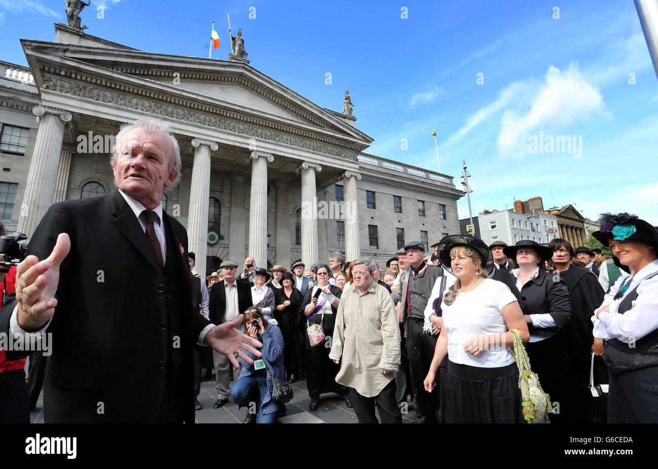 Dublin lockout commemoration Stock Photo Alamy