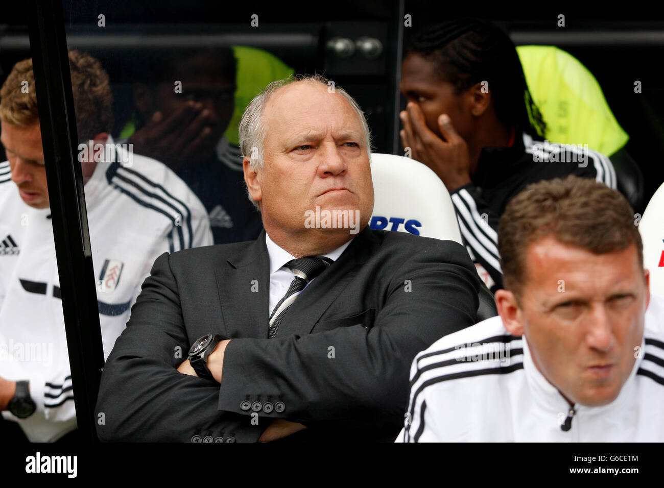 Soccer - Barclays Premier League - Newcastle United v Fulham - St.James' Park. Martin Jol, Fulham Fc Manager Stock Photo