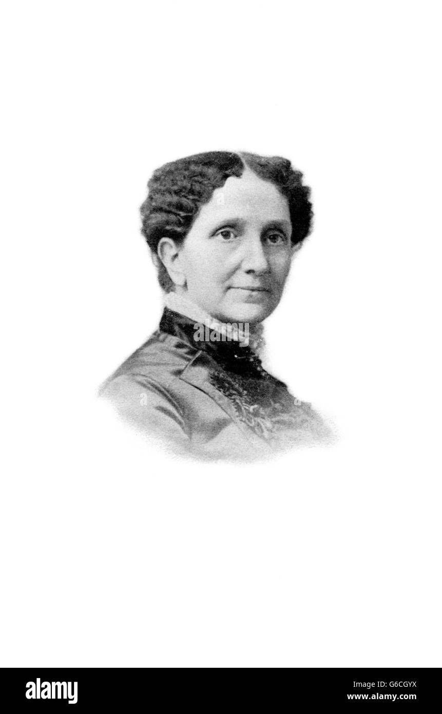 1880s PORTRAIT OF MARY BAKER EDDY FOUNDER OF THE CHRISTIAN SCIENCE CHURCH Stock Photo