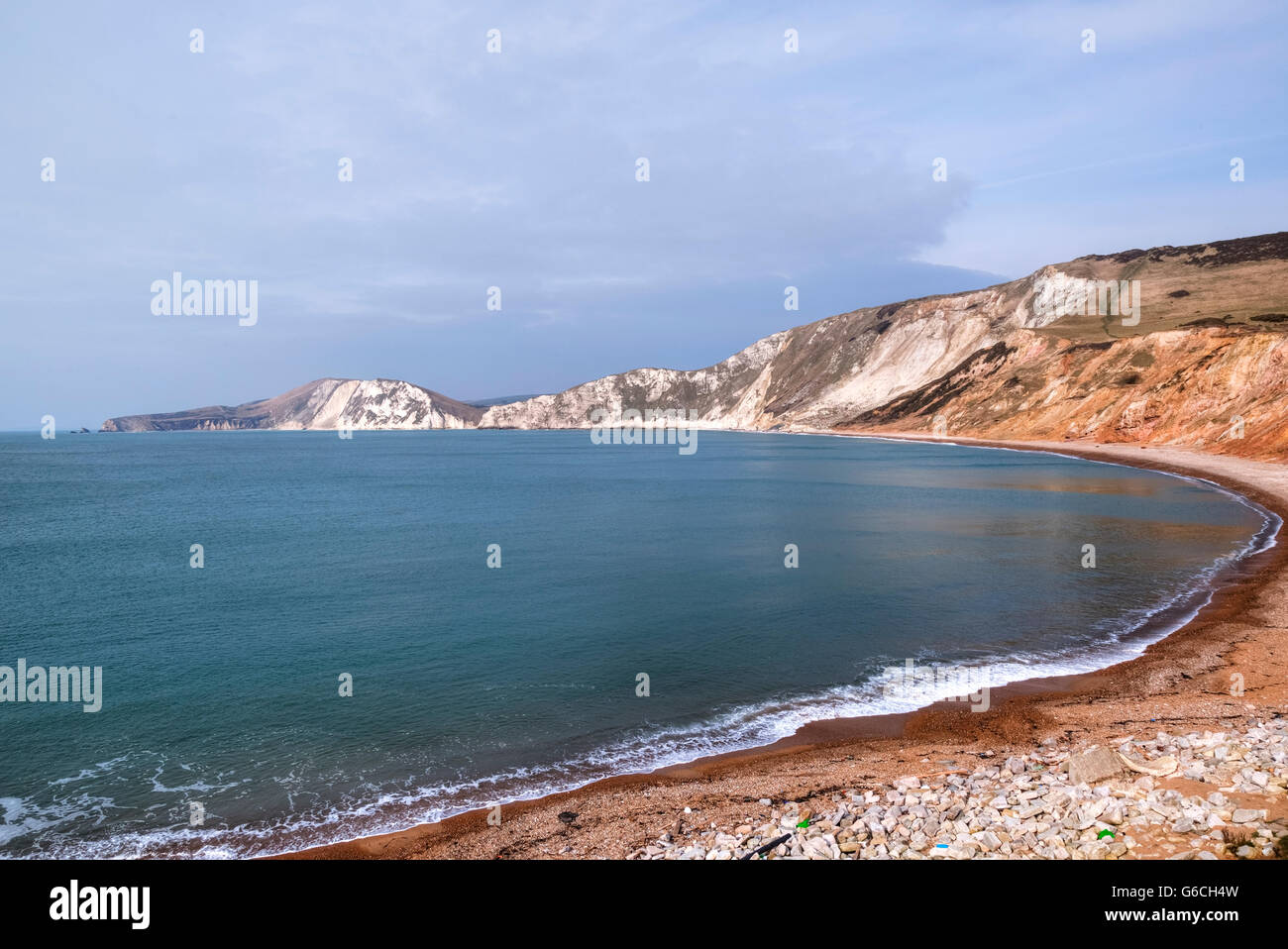 Wolbarrow Bay, Purbeck; Dorset; England; UK; Stock Photo