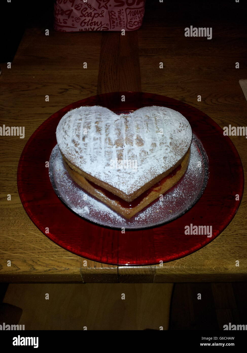 Heart cake Stock Photo