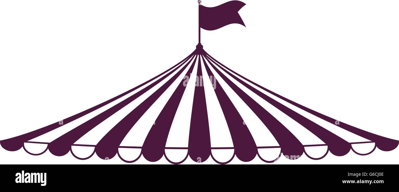 tent icon. Circus and carnival design. Vector graphic Stock Vector ...