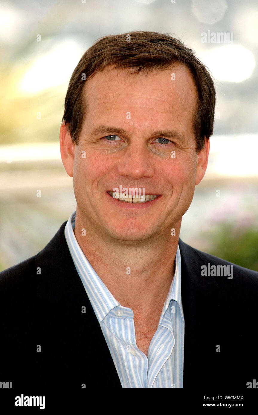 Actor Bill Paxton poses for photographers at the photocall for 'Ghosts of the Abyss' during the 56th Cannes film Festival in Cannes, France. Stock Photo