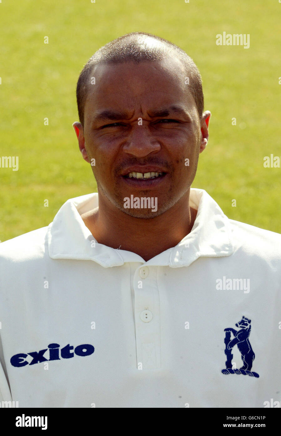 Keith piper warwickshire county cricket club 2003 photocall at