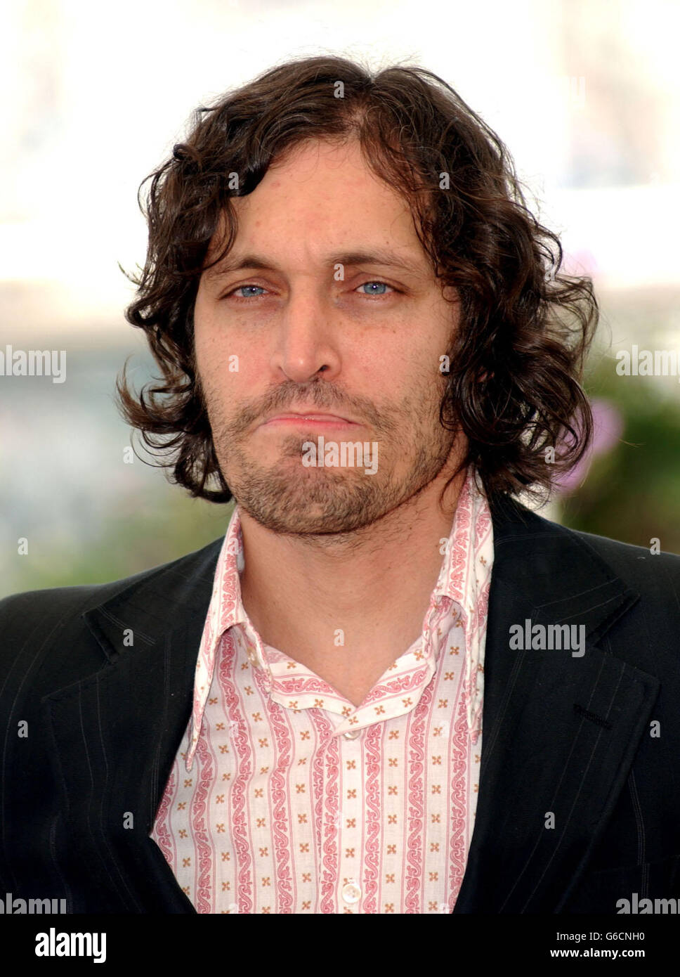 Actor/Director Vincent Gallo poses for photographers at the photocall for 'The Brown Bunny during the 56th Cannes film Festival in Cannes, France. Stock Photo
