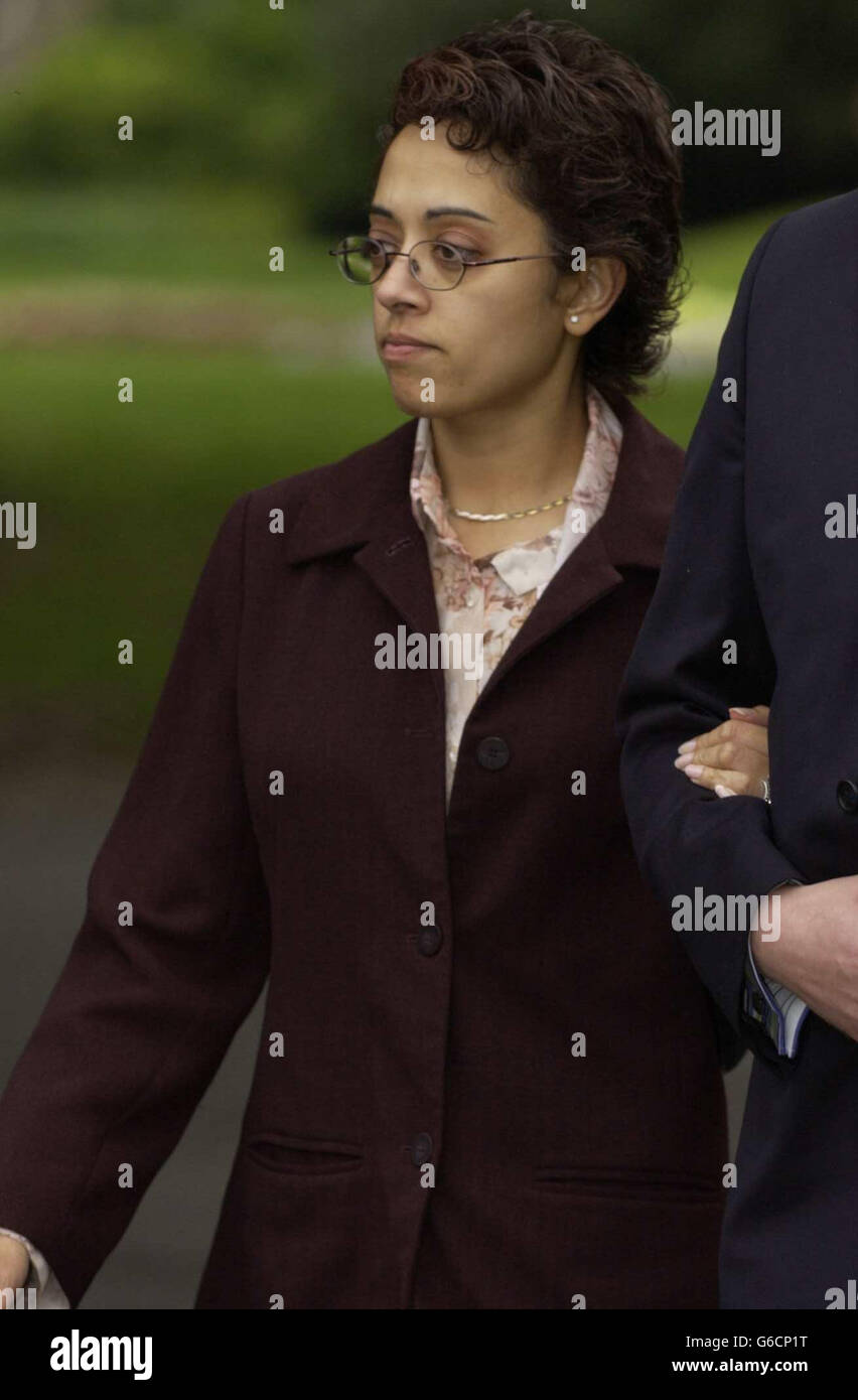 Trupti Patel leaving Reading Crown Court, Old Shire Hall, The Forbury, Reading. The mother accused of killing three of her own babies took to the witness box today to deny murdering the children. * Trupti Patel, 35, answered no each time when asked in turn whether she killed her two sons, Amar and Jamie and her baby daughter Mia. Stock Photo