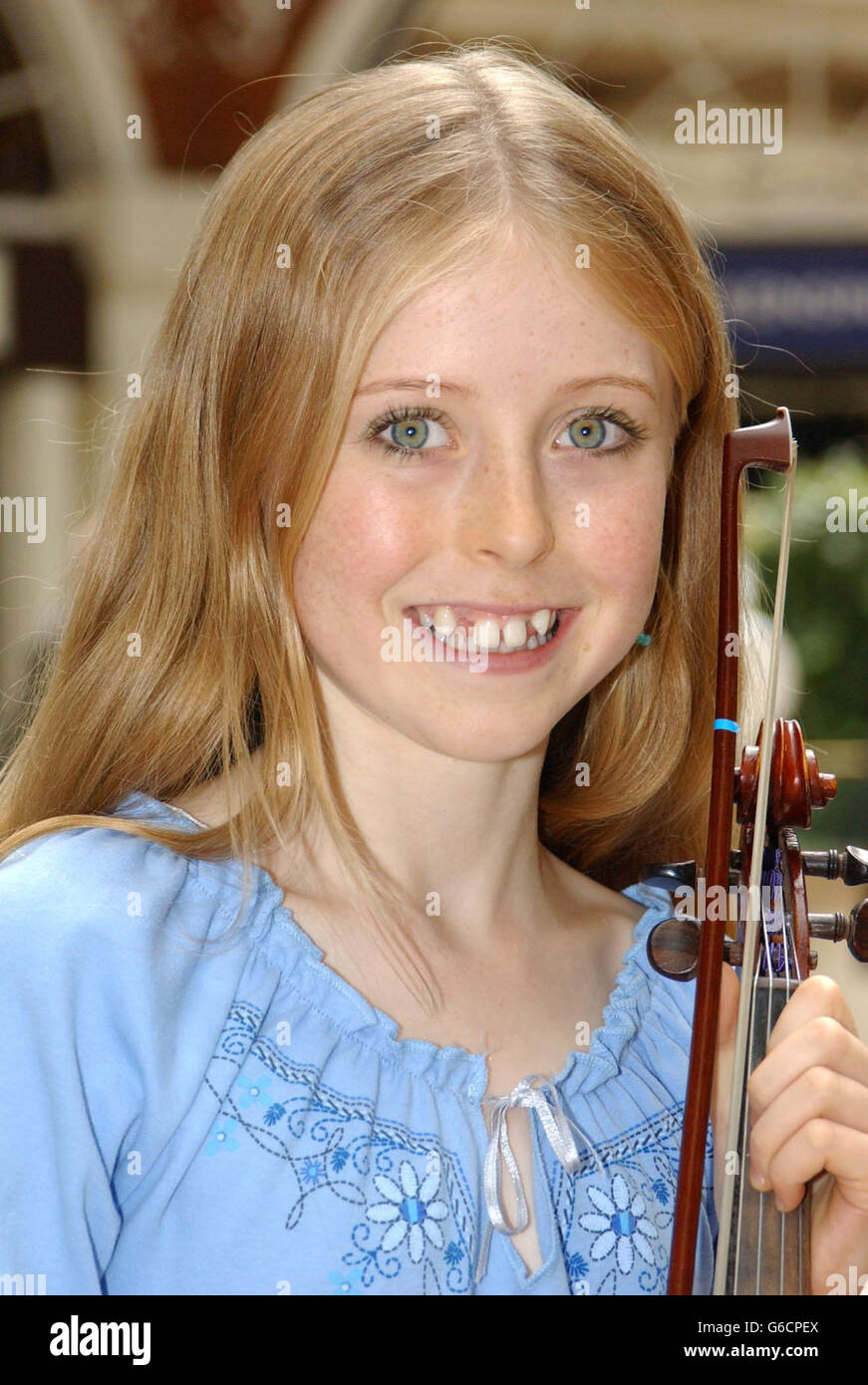 Sophie Westenra, the sister of Hayley Westenra who became the first person to play at the Classical BRITS without having had a British release. * 22/05/03 Hayley Westenra the teenager who found success through busking will play a dream show at London s esteemed Royal Albert Hall - before even releasing a record in the UK. Hayley Westenra, 16, will be the first person to play at the Classical Brits without a British release to her name. The singer, whose perfect pitch was discovered when she was just eight has become a major star in her native New Zealand. Stock Photo