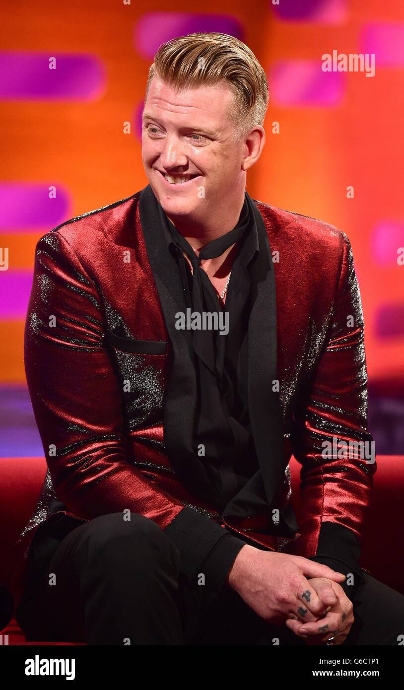 Josh Homme during the filming of the Graham Norton Show, at The London  Studios, south London, to be aired on BBC One on Friday evening Stock Photo  - Alamy