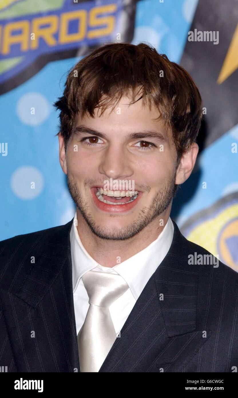 MTV Movie Awards - Ashton Kutcher Stock Photo - Alamy