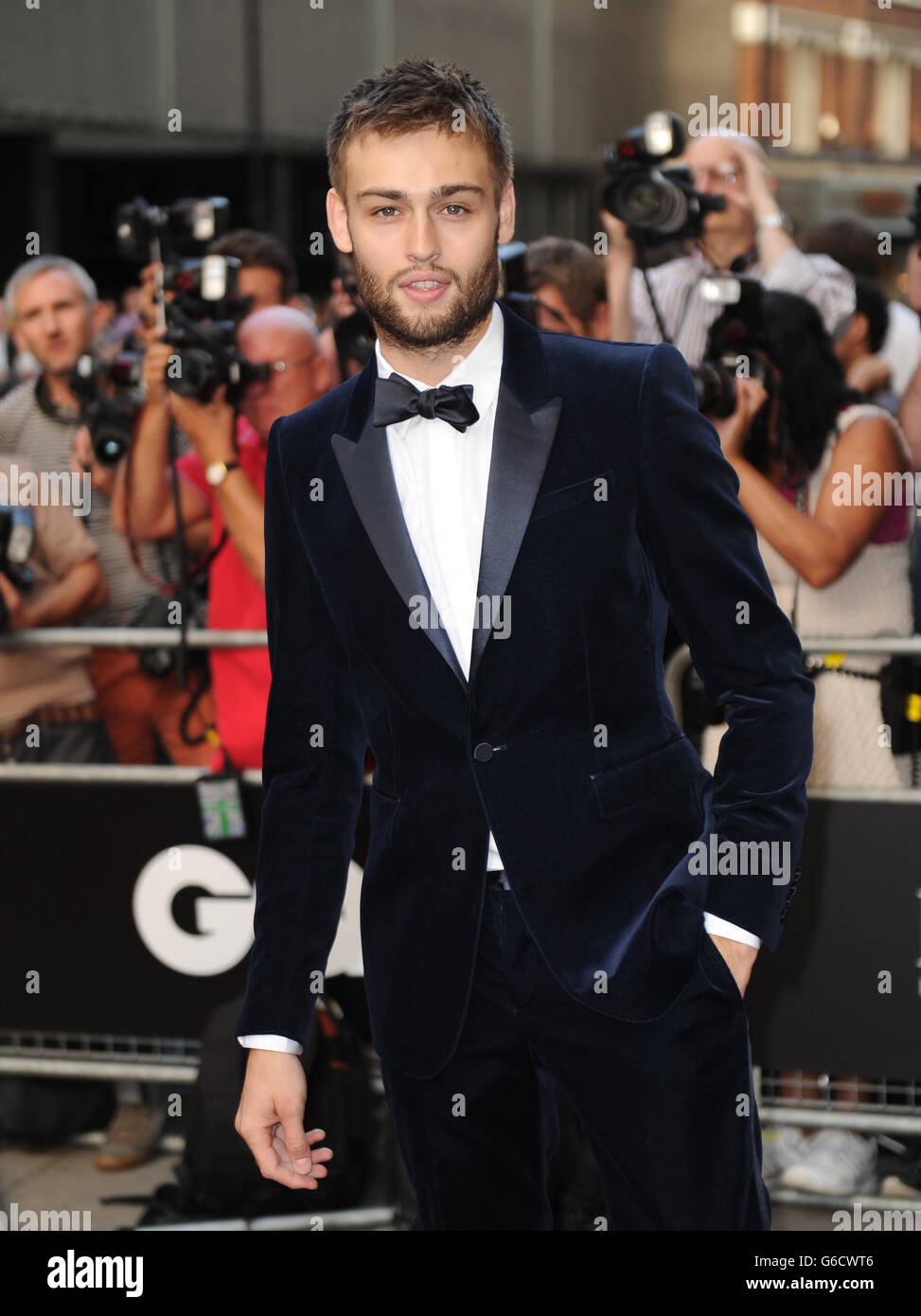 Douglas Booth attends the GQ Men of the Year Awards in association with Hugo Boss at the Royal Opera House, London. Stock Photo