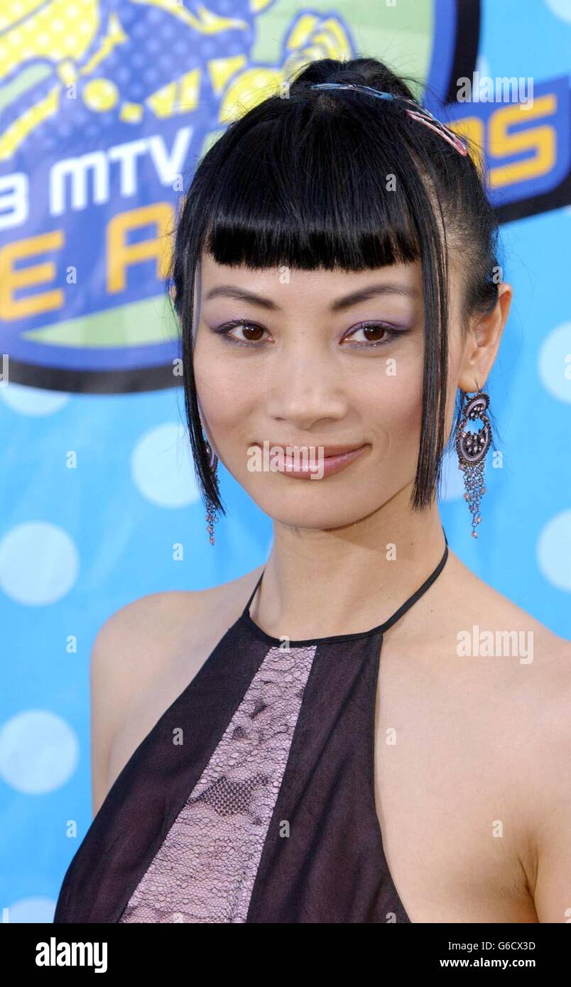 Actress Bai Ling arriving at The Shrine Auditorium, Los Angeles for the