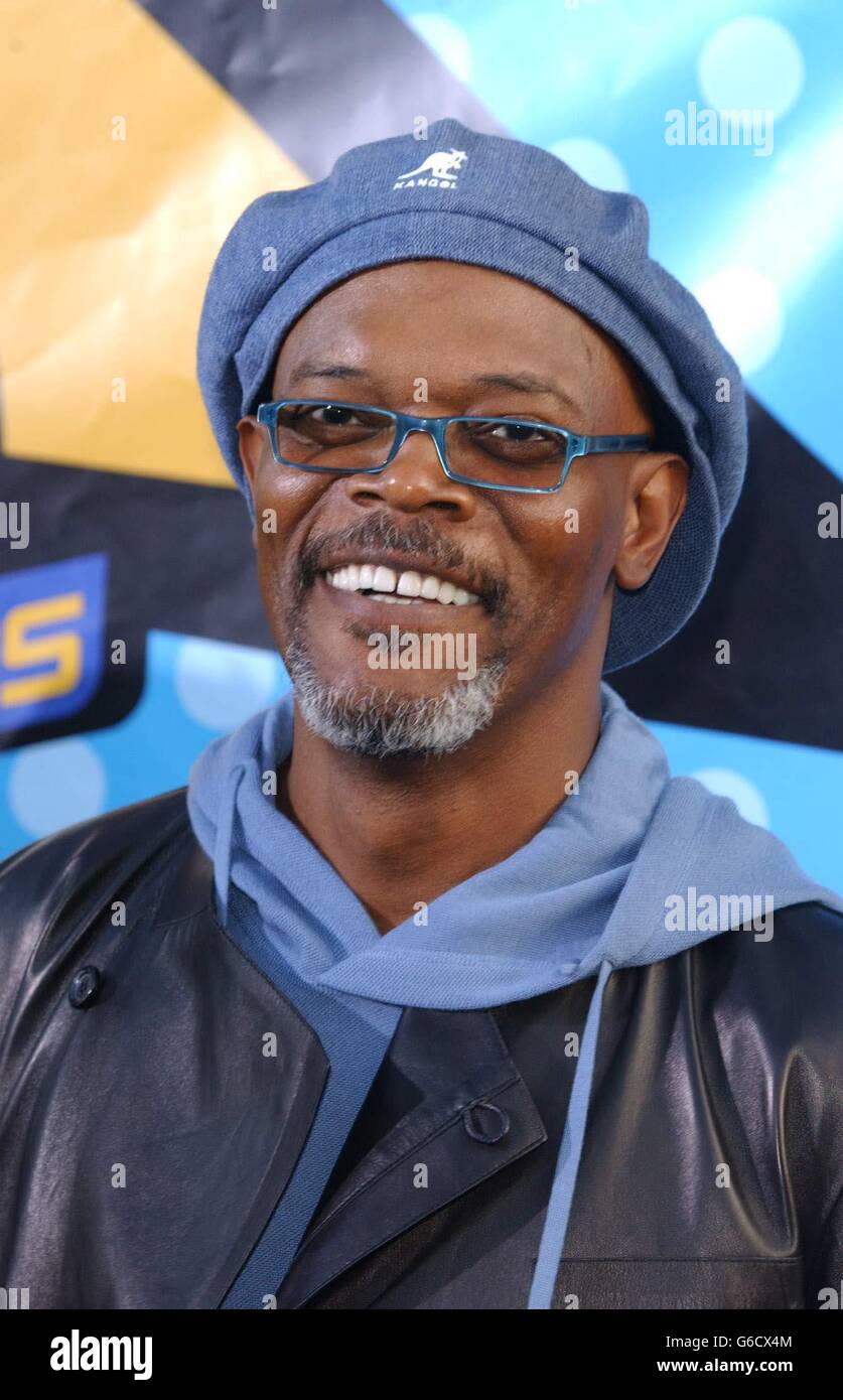 Actor celebrity kangol hat top glasses head shoulders mtvma2003 hi-res  stock photography and images - Alamy