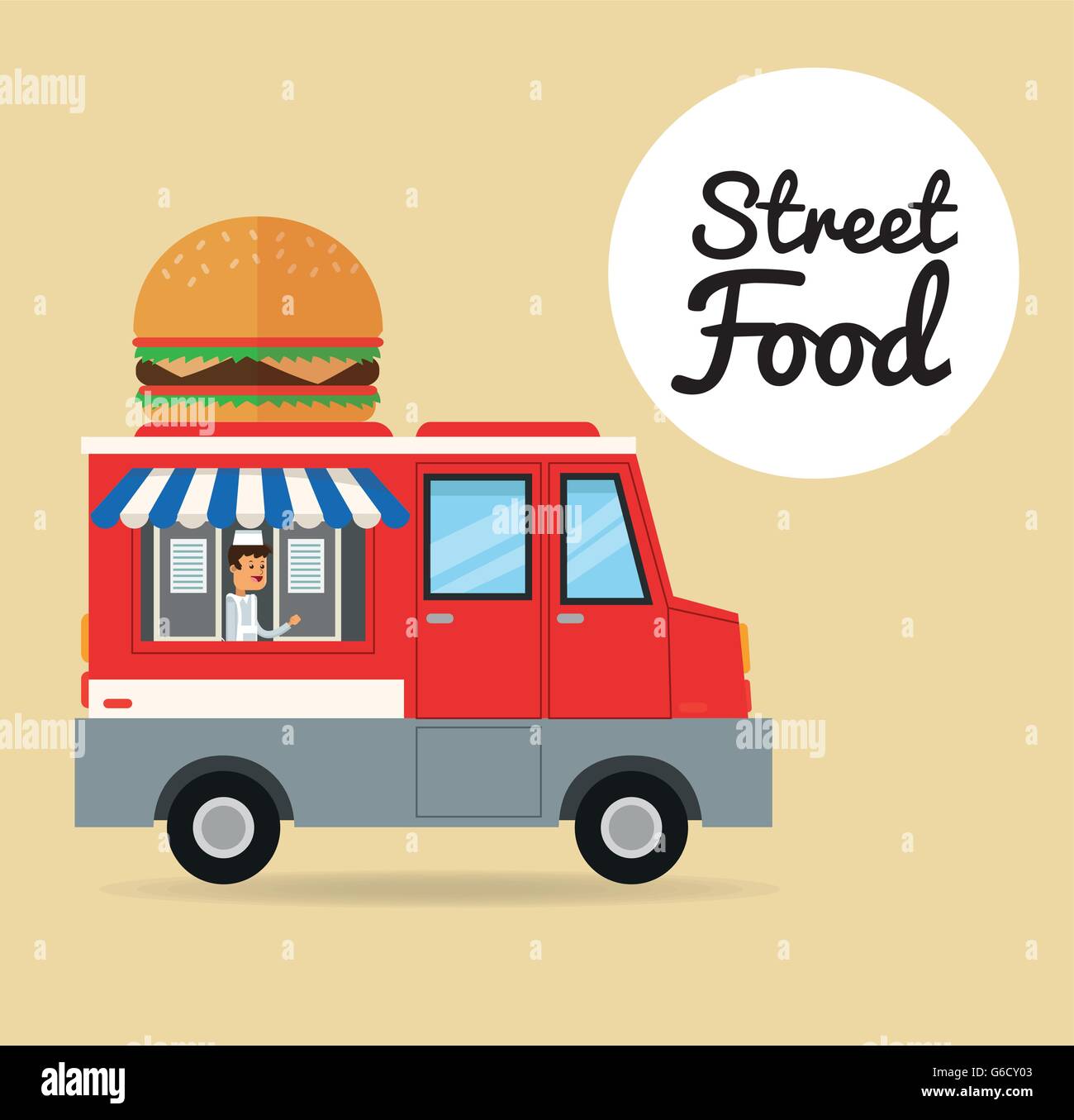 Delicius food. Truck icon. Delivery concept. graphic vector Stock ...