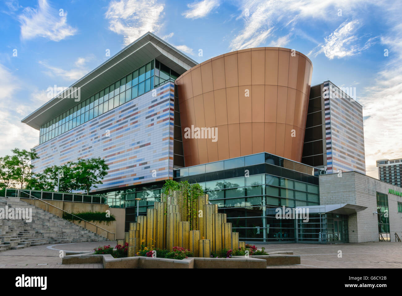 The Muhammad Ali Center is a museum and multicultural center dedicated to the champion boxer Muhammad Ali. Stock Photo