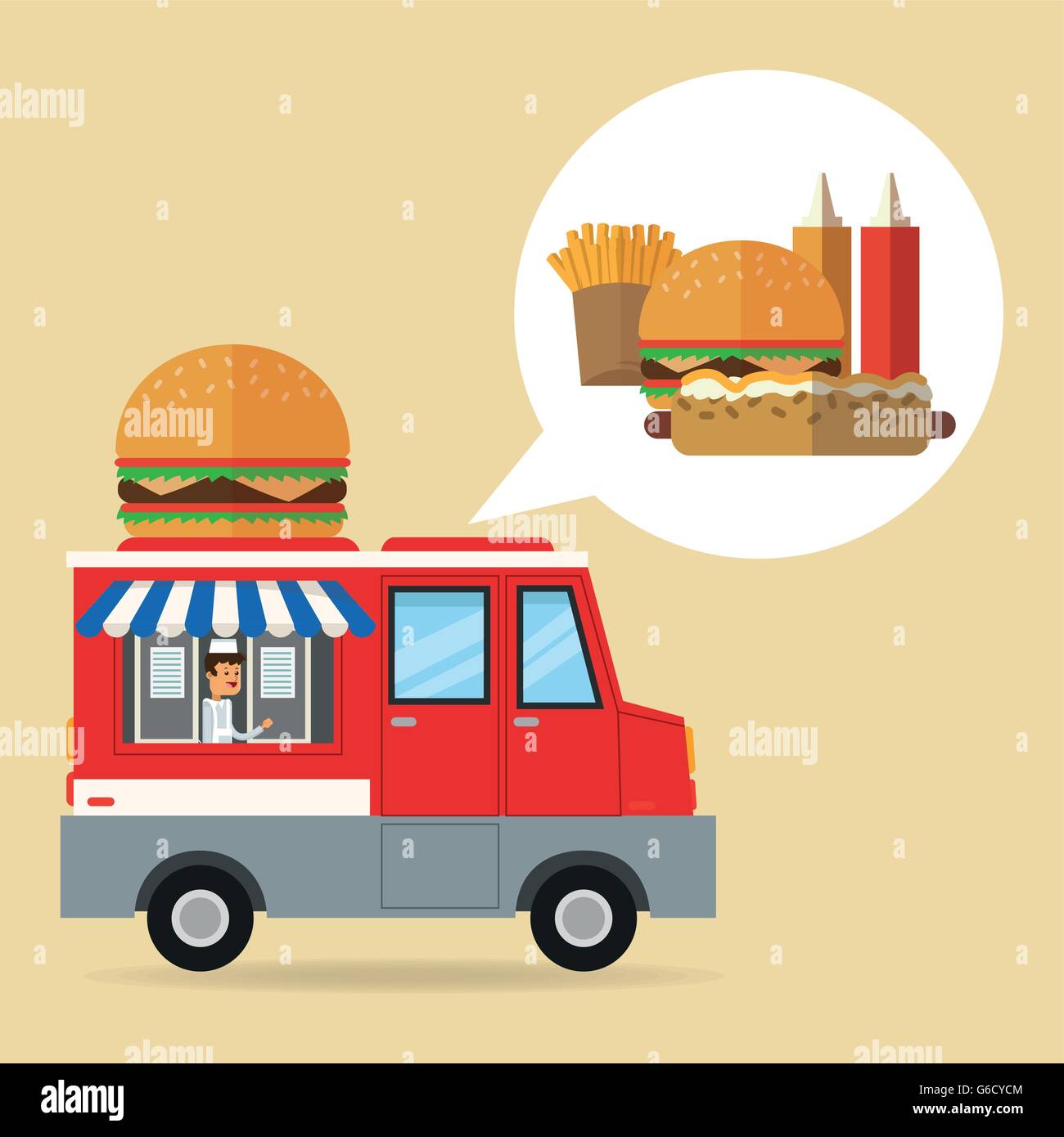 Delicius food. Truck icon. Delivery concept. graphic vector Stock ...