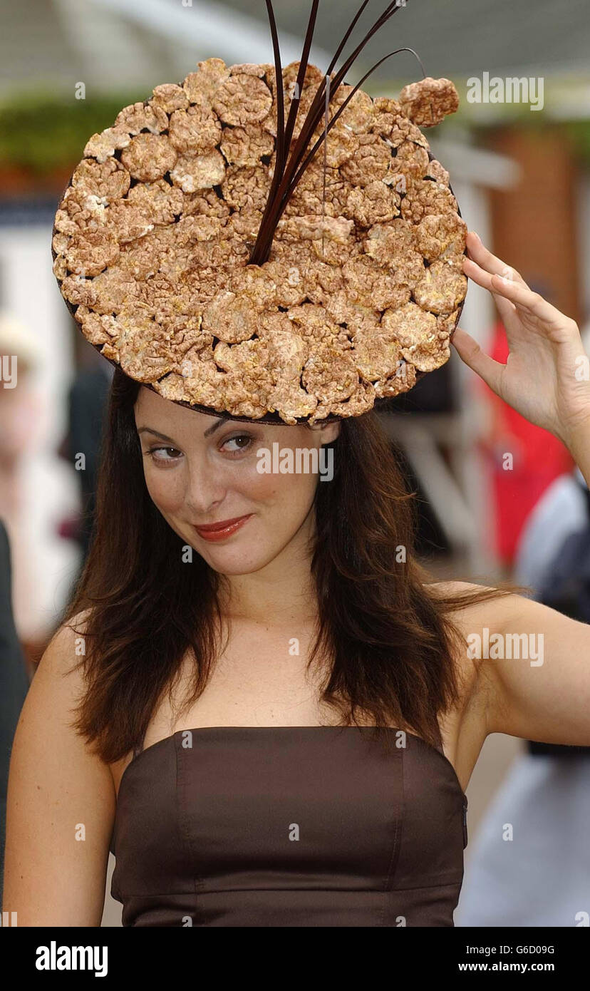 Arrives for the ladies day meeting at royal ascot hi-res stock ...