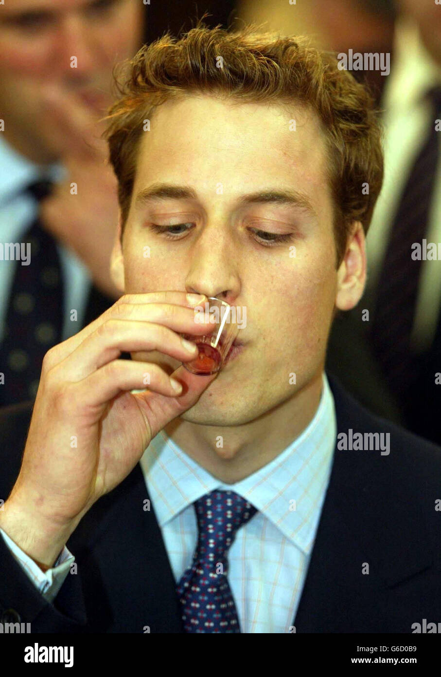 Prince William in Wales Stock Photo