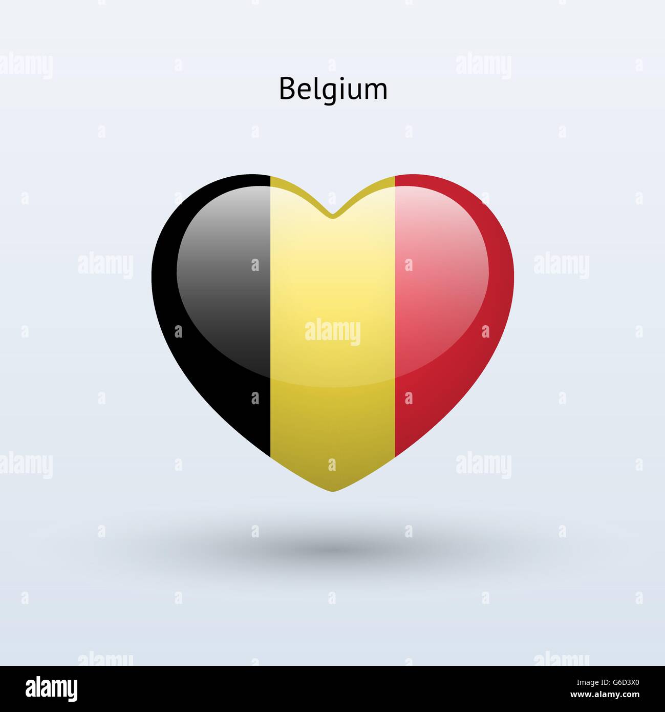 Love Belgium symbol. Heart flag icon Stock Vector Image & Art - Alamy