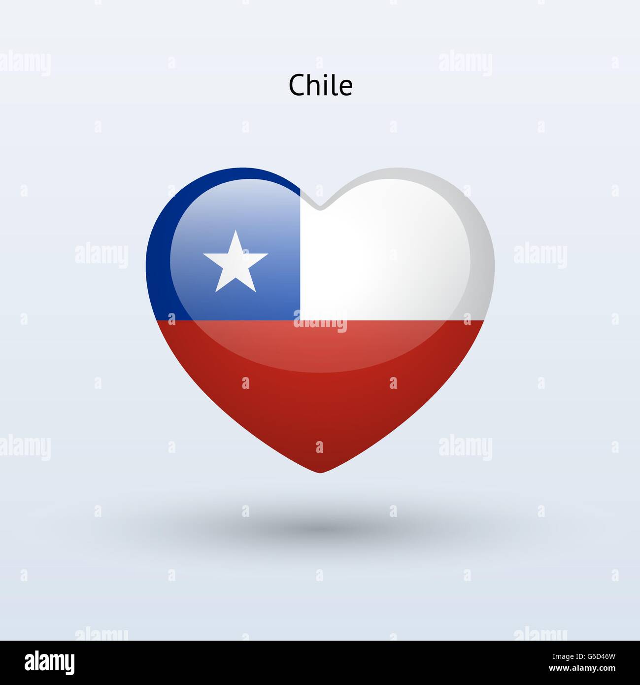 Love Chile symbol. Heart flag icon Stock Vector Image & Art - Alamy