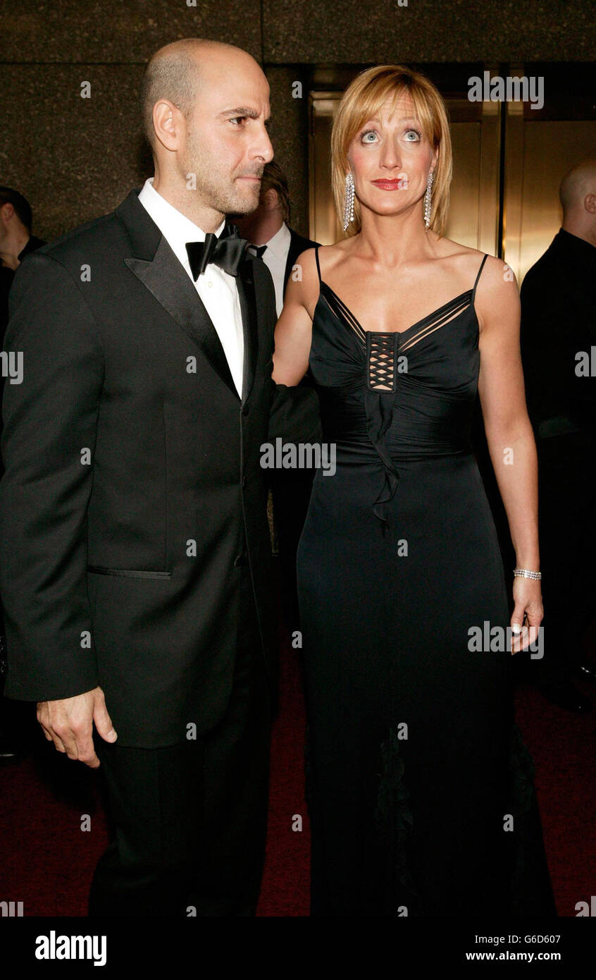 Tony Awards - Tucci and Falco Stock Photo